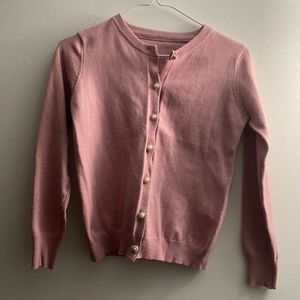 One of a kind pink pearl sweater